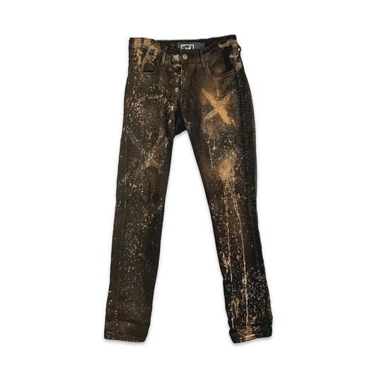 Bleach- Splatter Black Jeans