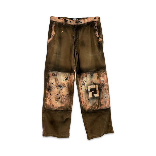 Boxy Bleached IDFK Jeans