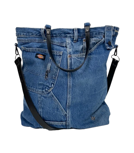 Up-cycled Dickies Workwear Denim Tote Bag