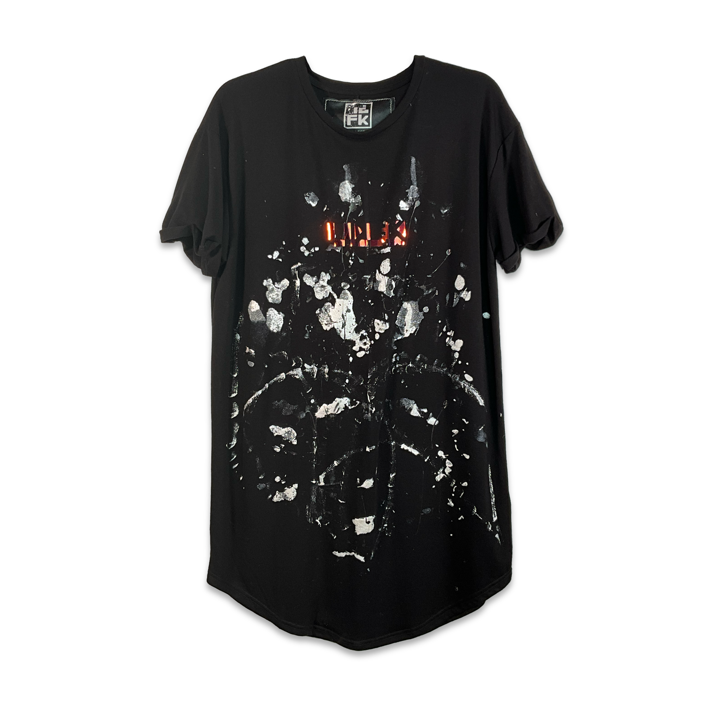 Silver Dust Splashed Tee