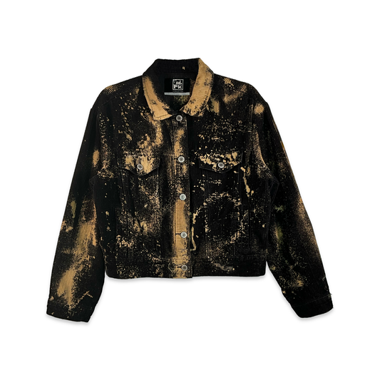 Bleached Black Corduroy Jacket