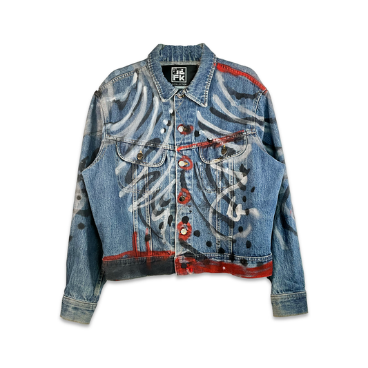 Dazzling Dystopia Jean Jacket