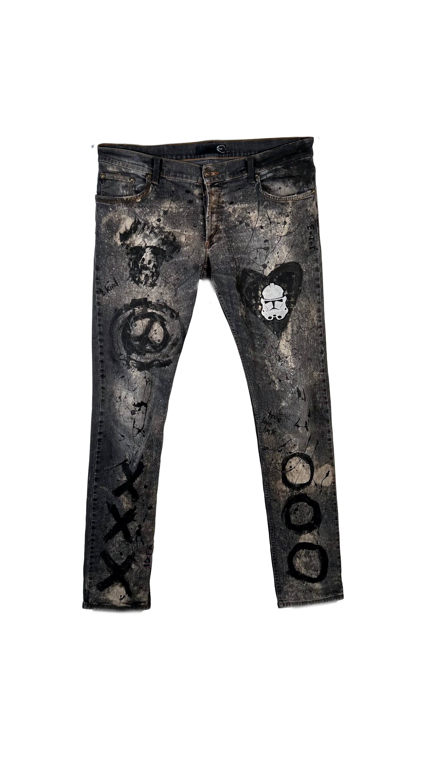 IDFK Stormtrooper Black Italian made Jeans